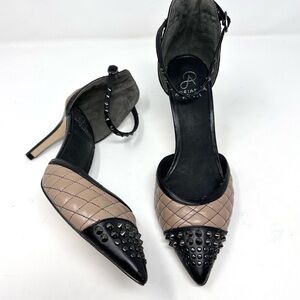 Adrianna Papell d'Orsay Womens Hope Quilted Pointed Toe Pump Heel